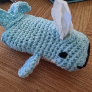 Whale Crochet Tissue Holder Pattern