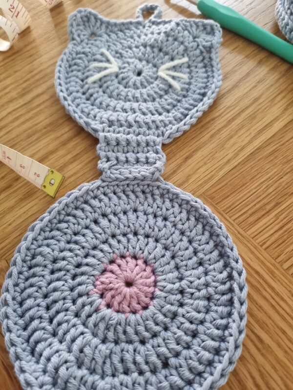 Cat Butt Coaster Crochet Pattern - Image 5