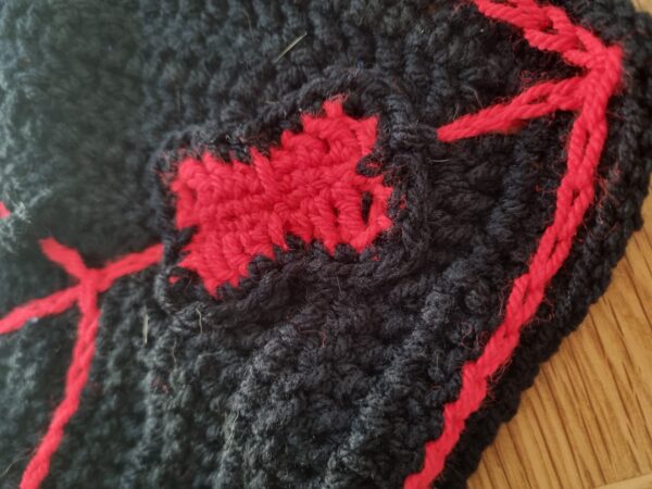 Black Widow dog bandana pattern - Image 4