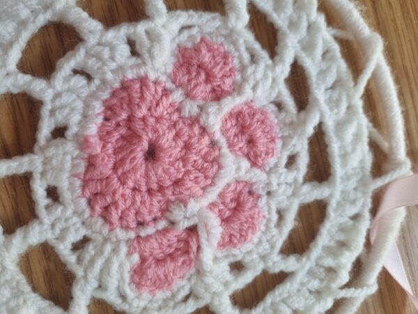 Crochet Dreamcatcher with Paw Print - Image 5