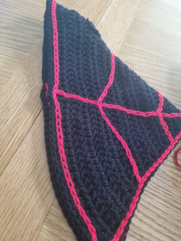 Black Widow dog bandana pattern - Image 5