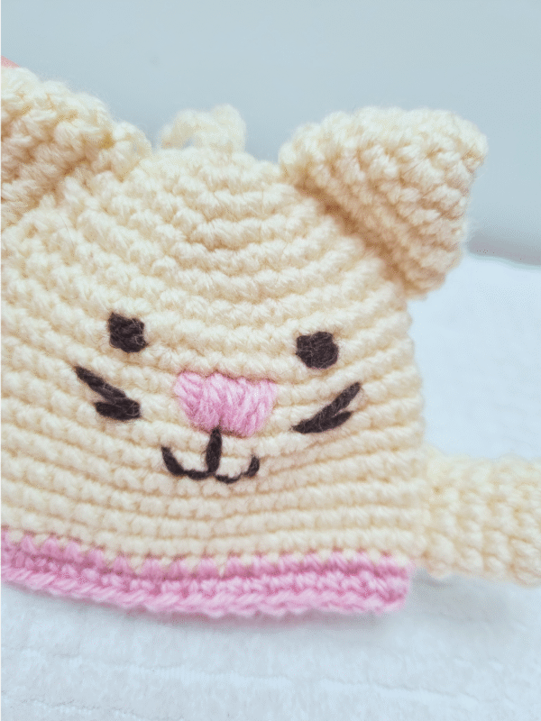 Handmade Cat Key Cover Pattern for Beginners - Image 3
